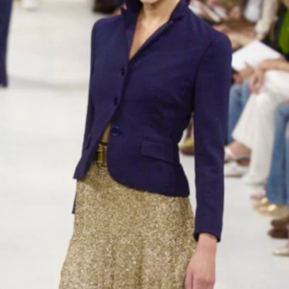 lauren ralph lauren | gold sequin skirt 12